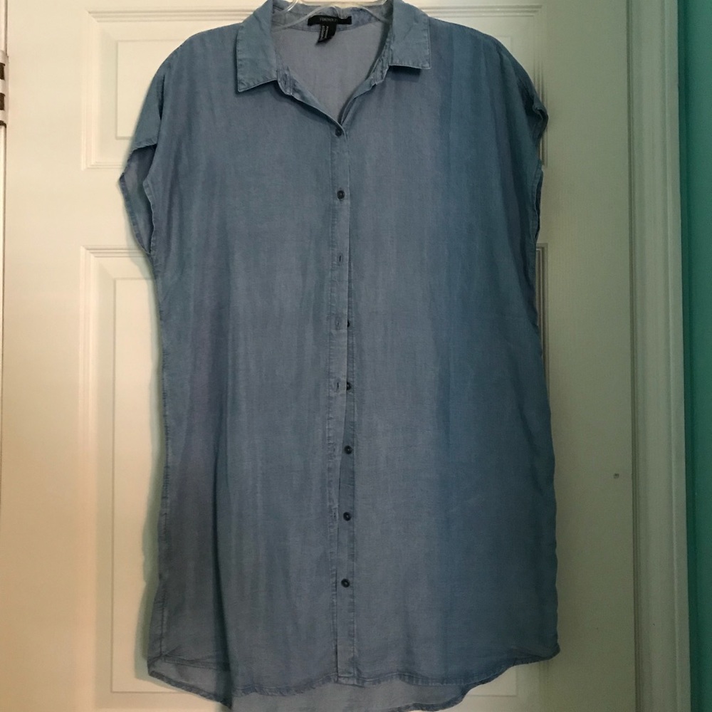 Chambray Denim Dress